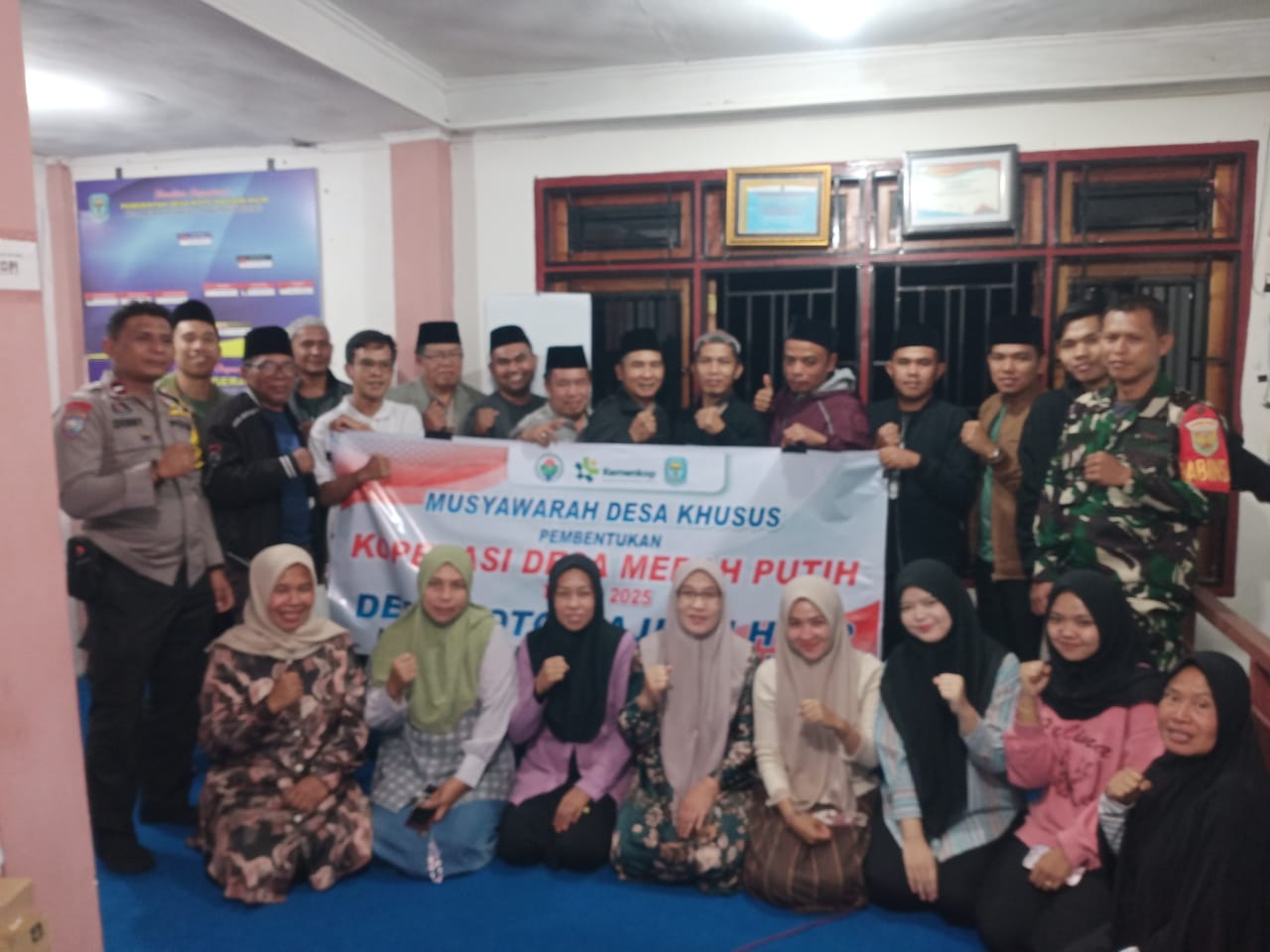Musyawarah Desa Khusus Pembentukan Koperasi Merah Putih di Desa Koto Majidin Hilir